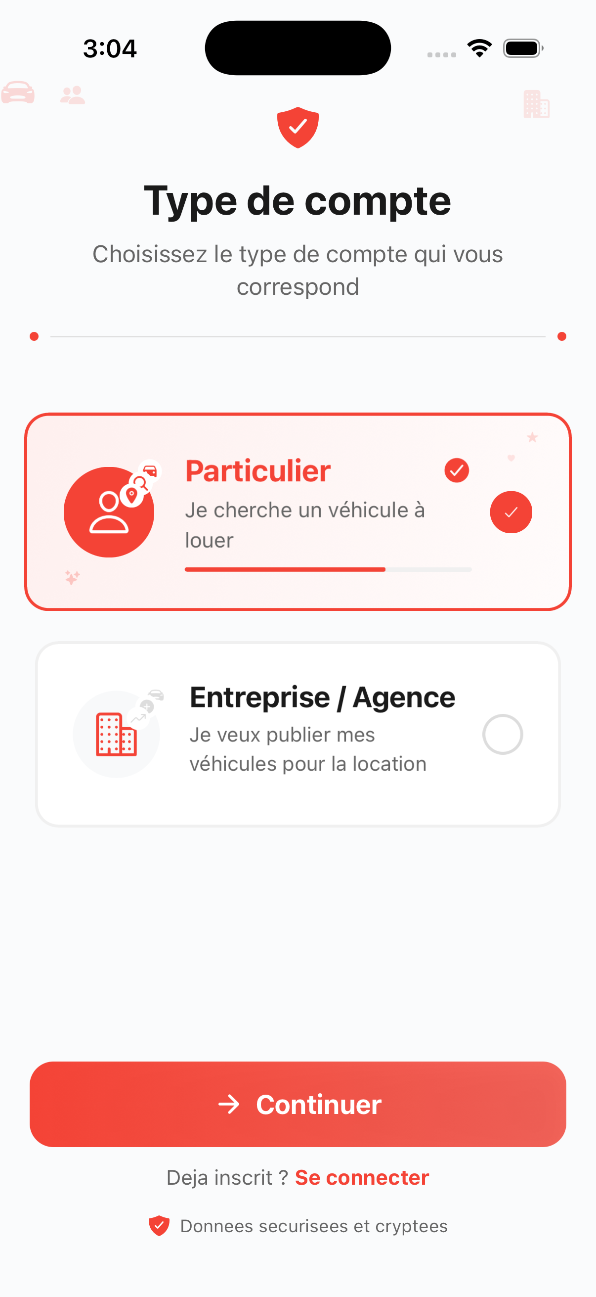 Type de compte