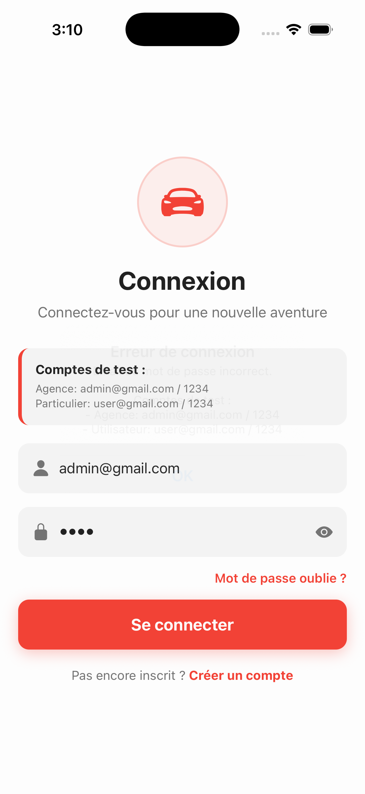 Connexion